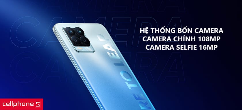 Hệ thống bốn camera ấn tượng lên đến 48MP, camera trước 12MP