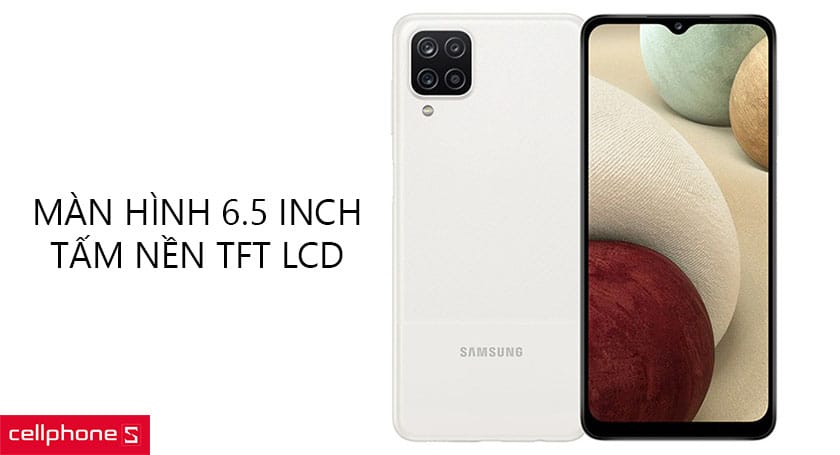 Màn hình đục lỗ 6.4 inch và tấm nền TFT LCD tái tạo màu tốt