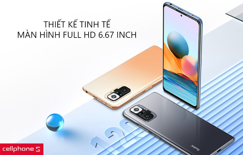 Thiết kế tinh tế và sang trọng, màn hình Full HD 6.7 inch